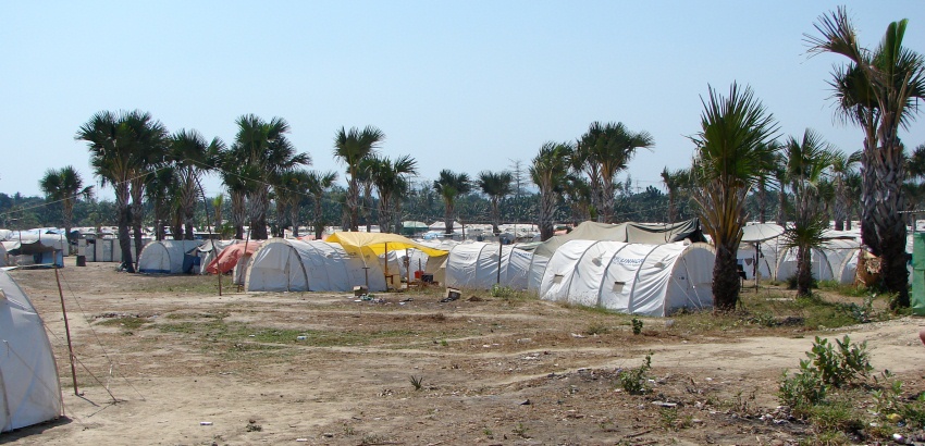 Camp for Internally Displaced Persons, Timor-Leste, 2007-2008.